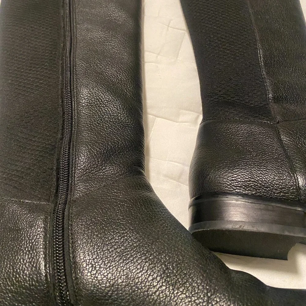 NEVER WORN! Cole Haan Duchess Over-The-Knee Black Leather Boots